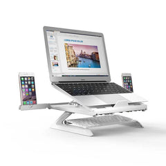 New Laptop Stand Multifunctional Folding Lift Portable Laptop Stand Monitor Increase Rack Aluminum Alloy Base - ProTrendyz