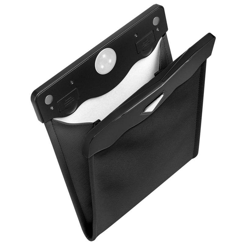 LED Car Trash Can Organizer Garbage Holder Automobiles Storage Bag Accessories Auto Door Seat Back Visor Trash Bin Paper Dustbin - ProTrendyz