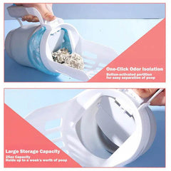 Upgraded Widen Cat Litter Shovel Scoop With Refill Bags Large Cat Litter Box Self Cleaning Cat Waste Bin System Pet Supplies Pet Products - ProTrendyz