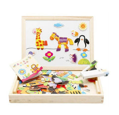 Children's Magnetic Jigsaw Puzzle Toy Cute Cartoon Animal Jigsaw Puzzle Picture Board Children's Educational Toy - ProTrendyz