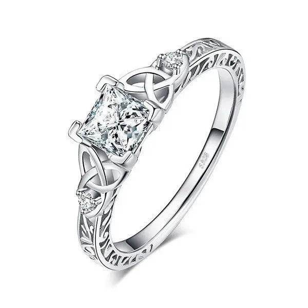 Woman's Engagement Ring Wedding Ring - ProTrendyz