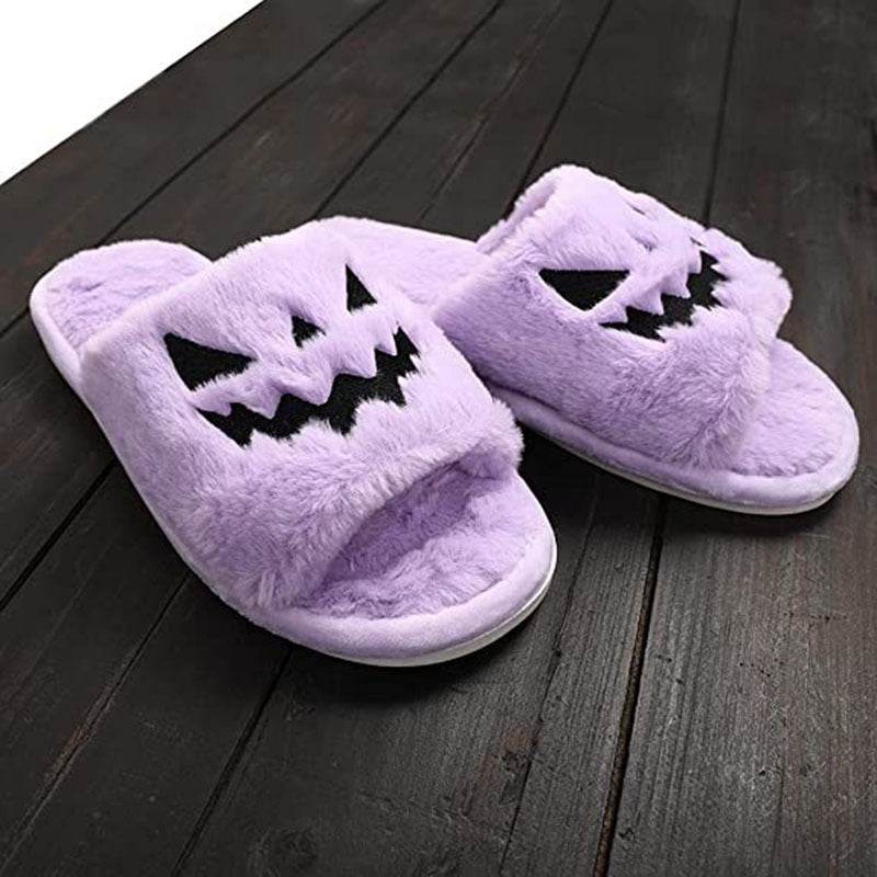 Halloween Shoes Winter Cute Warm Home Slippers Women - ProTrendyz