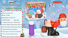 Electric Santa Claus Bubbles Machine Blowing Bubbles Music Light Entertainment Toy Prank Funny Ornament Christmas Gifts Christmas Decorations - ProTrendyz