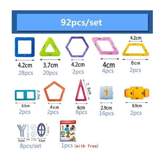 Mini Magnetic Piece Educational Toys - ProTrendyz