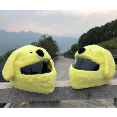 Helmet Protection Headgear Full Helmet Cartoon Plush Panda Frog Puppy Unveiled Helmet Sports Car - ProTrendyz