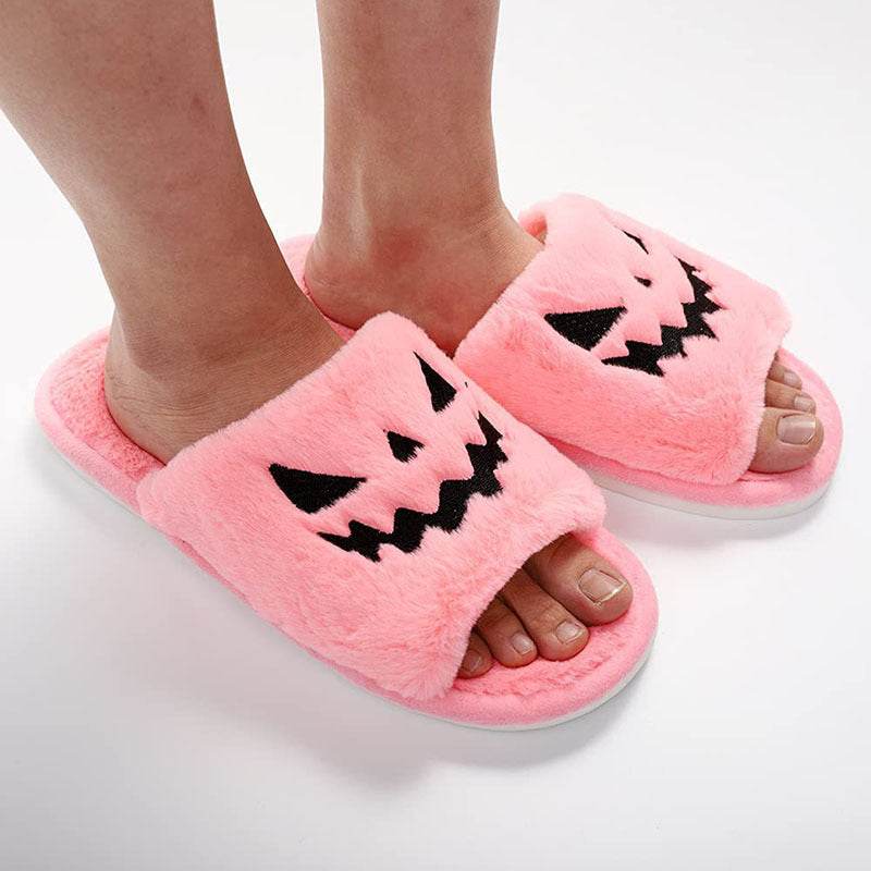 Halloween Shoes Winter Cute Warm Home Slippers Women - ProTrendyz