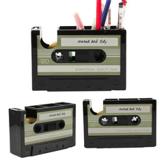 Cassette Tape Dispenser Pen Holder Vase Pencil Pot - ProTrendyz