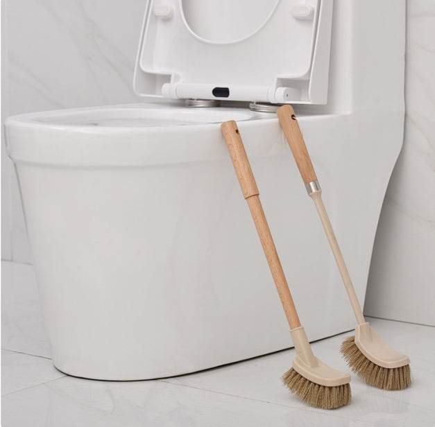Wooden Household Handle Toilet Brush Cleaning Tools Bathroom Cleaning Brush Kitchen Floor Cleaner Brushes - ProTrendyz