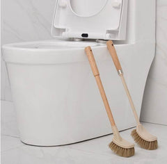 Wooden Household Handle Toilet Brush Cleaning Tools Bathroom Cleaning Brush Kitchen Floor Cleaner Brushes - ProTrendyz