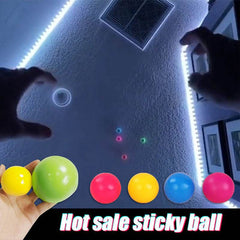 Stick Wall Ball Stress Relief Toys Sticky Squash Ball - ProTrendyz