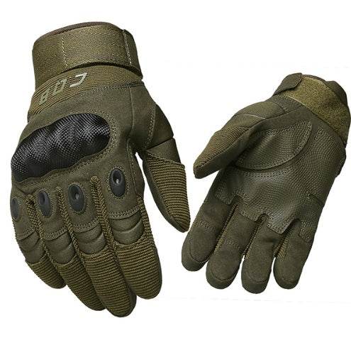 Tactical Gloves Army Military Men Gym Fitness Riding Half Finger Rubber Knuckle Protective Gear Male Tactical Gloves - ProTrendyz