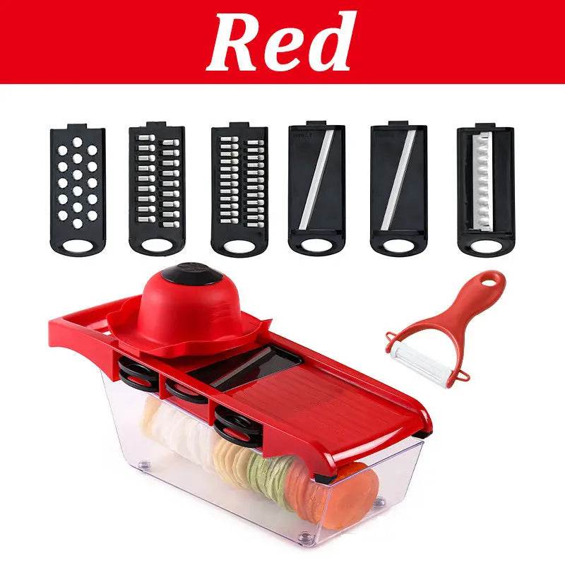 Multifunctional Vegetable Cutter Home Kitchen Slicing And Dicing Fruit Artifact - ProTrendyz