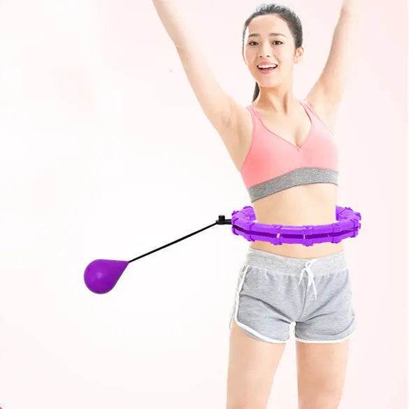 Fitness Ring Adjustable Sport Hoops Abdominal Powder Inside Thin Waist Exercise Detachable Massage Fitness Hoops Gym Home Training Weight Loss US - ProTrendyz