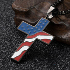 Flag Cross Necklace - ProTrendyz