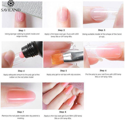 15g nail colored crystal extension glue - ProTrendyz