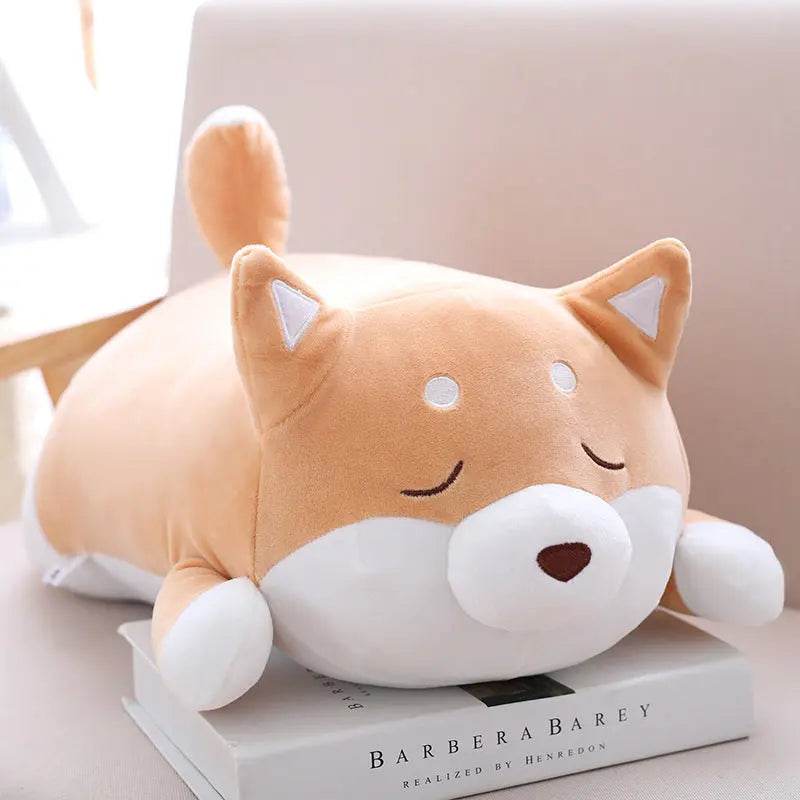 36cm 55cm Cute Fat Shiba Inu Dog Plush Toy Stuffed Soft Kawaii Animal Cartoon Pillow Lovely Gift For Kids Baby Children Gifts - ProTrendyz