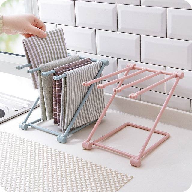 Foldable Dishcloth Shelf Kitchen Accessories Gadget Organizer - ProTrendyz