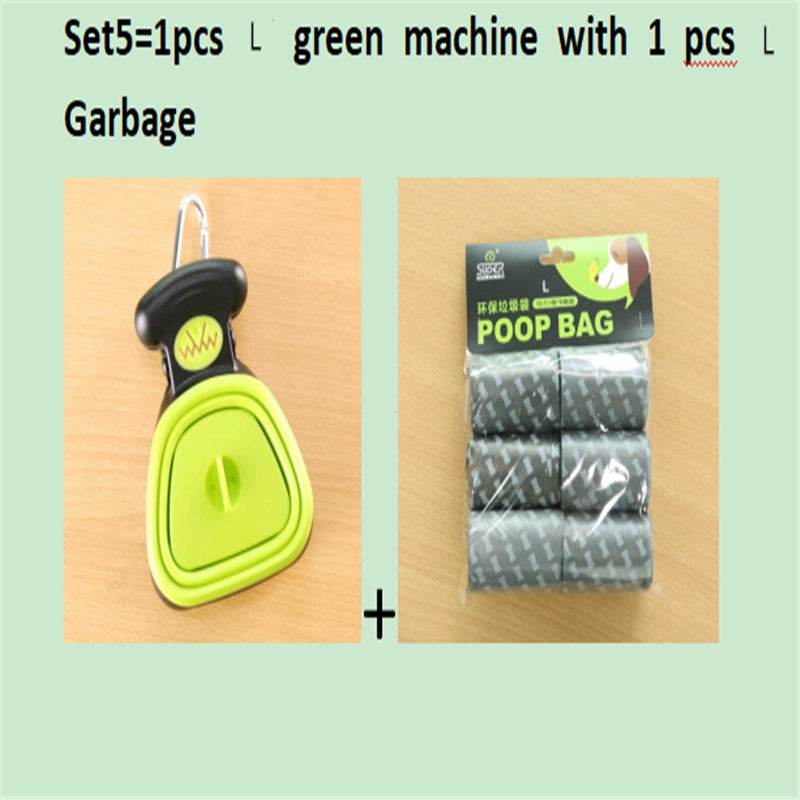 Dog Pet Travel Foldable Pooper Scooper With 1 Roll Decomposable bags Poop Scoop Clean Pick Up Excreta Cleaner Epacket Shipping - ProTrendyz