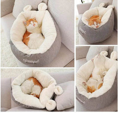 Pet Dog Bed Warming Soft Sleeping Bag Cushion Puppy Kennel - ProTrendyz