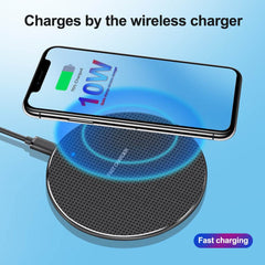 Ultra-thin round wireless charging fast charging base - ProTrendyz