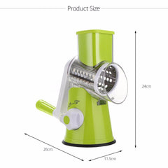 Vegetable Cutter Round Mandoline Slicer Potato Julienne Carrot Grater Cheese - ProTrendyz