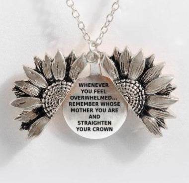 Sunflower Double-layer Lettering Necklace - ProTrendyz