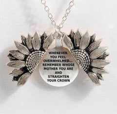 Sunflower Double-layer Lettering Necklace - ProTrendyz