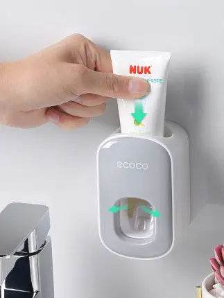 Wall Mounted Automatic Toothpaste Holder Bathroom Accessories Set Dispenser - ProTrendyz