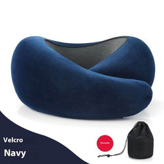 Soft Memory Foam Travel Neck Pillow U Shape Adjustable Support Comfortably Sleeping On Plane Car Office Noon Break - ProTrendyz
