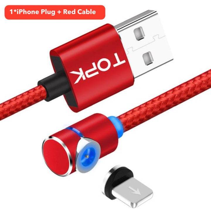 Magnetic Cable Micro Usb Cable 360 Degree Rotate Magnetic Charge Phone Charging Cord Wire - ProTrendyz