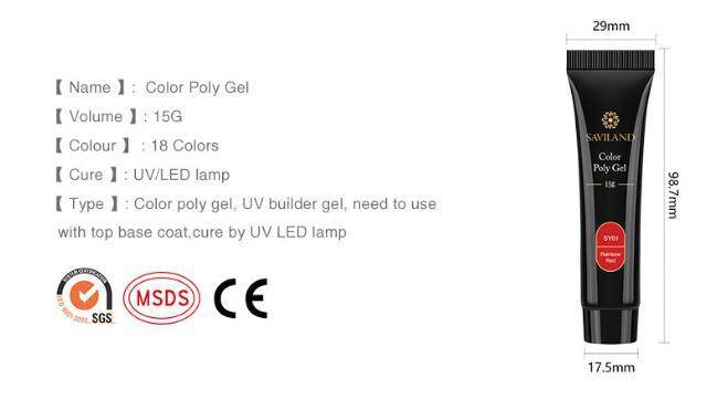 15g nail colored crystal extension glue - ProTrendyz