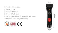 15g nail colored crystal extension glue - ProTrendyz