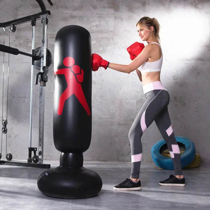 Fitness Inflatable Boxing Column Fighting Column Sandbag Vertical Venting Toy - ProTrendyz