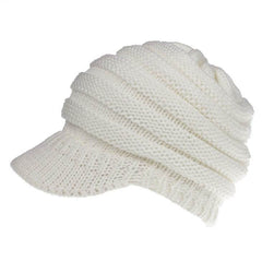 Women Ponytail Beanies Autumn Winter Hats Female Soft Knitting Caps Warm Ladies Skullies - ProTrendyz