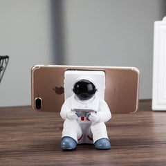 Simple Astronaut Mobile Phone Stand Student Desktop Holder Cute Spaceman Cell Phone Holder Creative Gift Small Desk Decoration - ProTrendyz