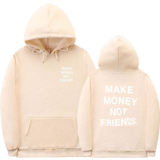 Letter printed Hoodie men's and women's fleece hoodies - ProTrendyz
