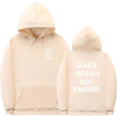 Letter printed Hoodie men's and women's fleece hoodies - ProTrendyz