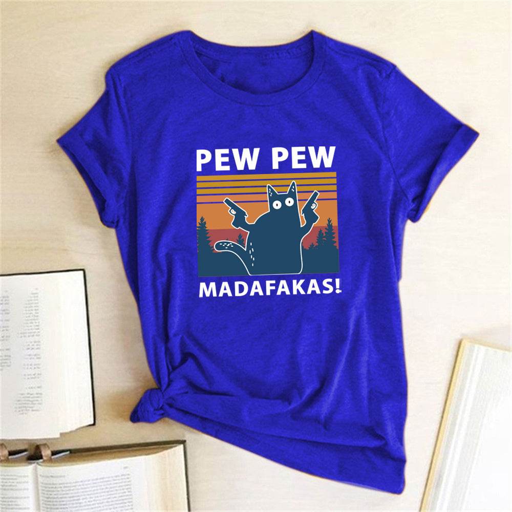 Short Sleeve Pew Maddakas T-Shirt European Size Top - ProTrendyz