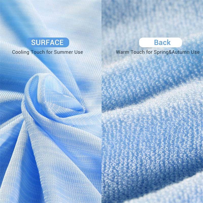 Cooling Blanket Cooling Fiber Absorb Heat Washable Cover Over Blankets Summer - ProTrendyz