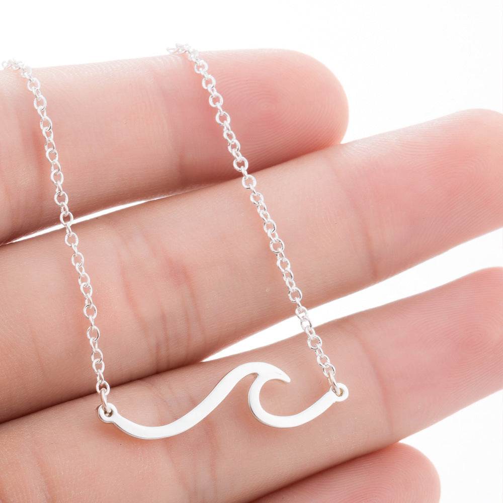 Women's Fashion Simple Wave HAILANG Necklace Bracelet - ProTrendyz