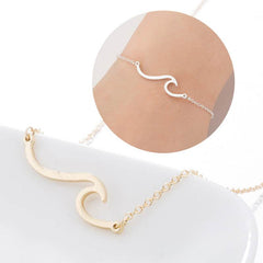 Women's Fashion Simple Wave HAILANG Necklace Bracelet - ProTrendyz