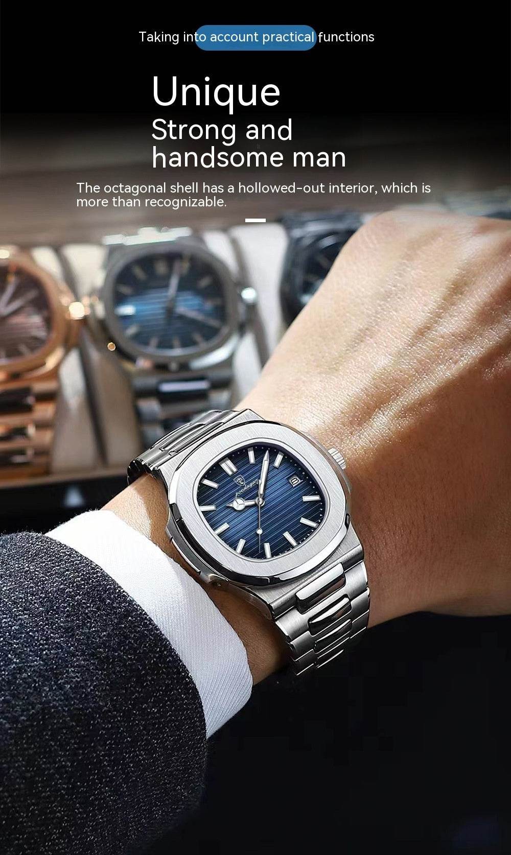 New Waterproof Men's Quartz Watch - ProTrendyz