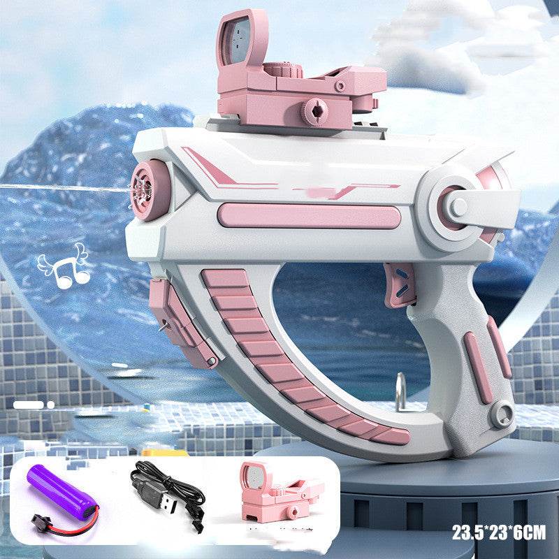 Space Water Gun Electric Automatic Water Absorption Water Fights Toy Outdoor Beach Swimming Pool Bath Toys For Children Kid Gift - ProTrendyz
