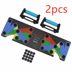 Push Up Rack Edge 9 in 1 Body Building Exercise Fitness Tools Women Men Push-Up Display Shelves and Raisers For GYM Training Body drop shipping - ProTrendyz