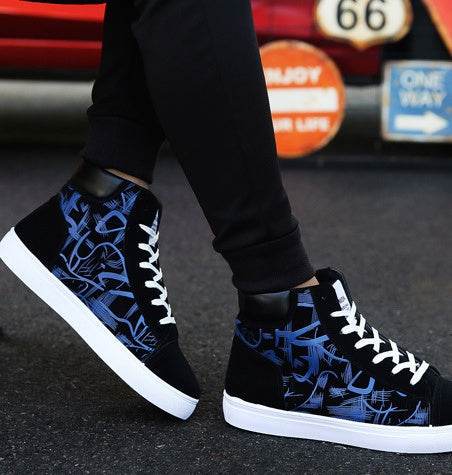 Spring high top shoes Korean Edition men''s shoes - ProTrendyz