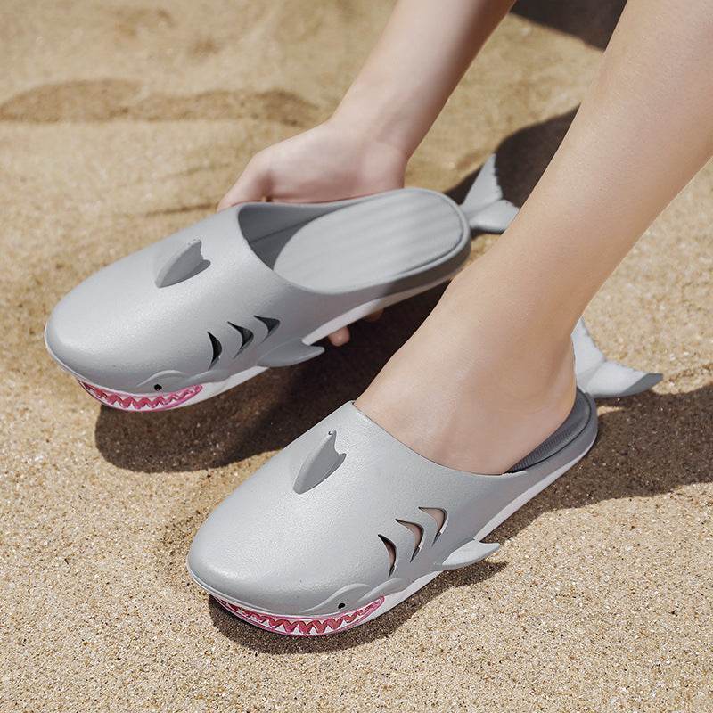 Shark Slippers Beach Shoes Home Flat Slippers Women Men - ProTrendyz