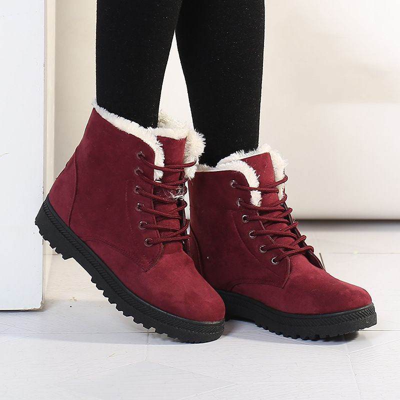Winter Snow Boots With Warm Plush Ankle Boots For Women Shoes - ProTrendyz