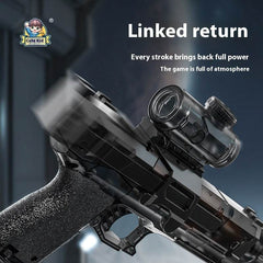 LED Lights Electric Water Guns Children Simulated Shooting Recoil Powerful Automatic Water Spray Gun Kids Summer Outdoor Toys - ProTrendyz