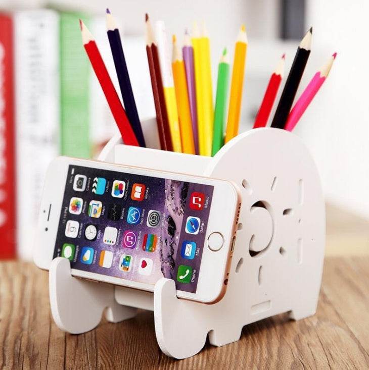 Multi-function pen holder creative student cartoon children desktop small storage box - ProTrendyz