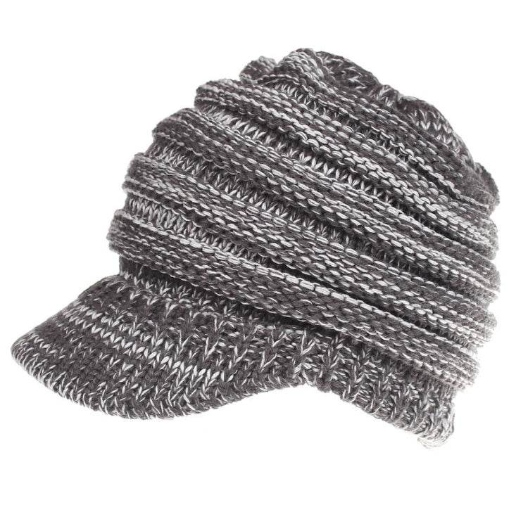 Women Ponytail Beanies Autumn Winter Hats Female Soft Knitting Caps Warm Ladies Skullies - ProTrendyz